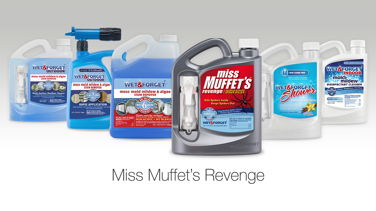 Wet & Forget 803064 Miss Muffet's Revenge Spider Killer 64 oz.